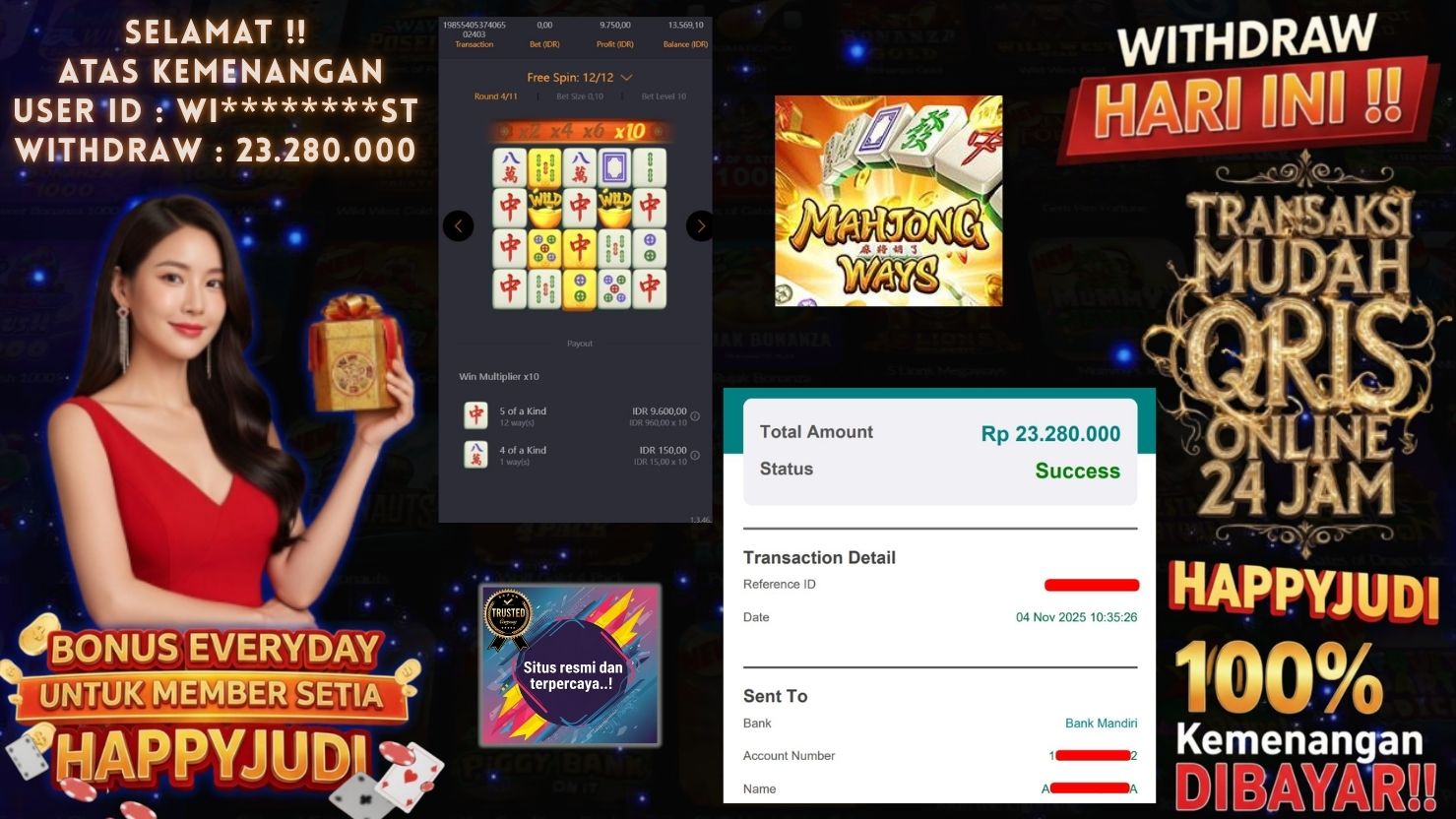 HAPPYJUDI JACKPOT SLOT MAHJONG WAYS